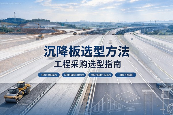 嘉禾沉降板选择方法