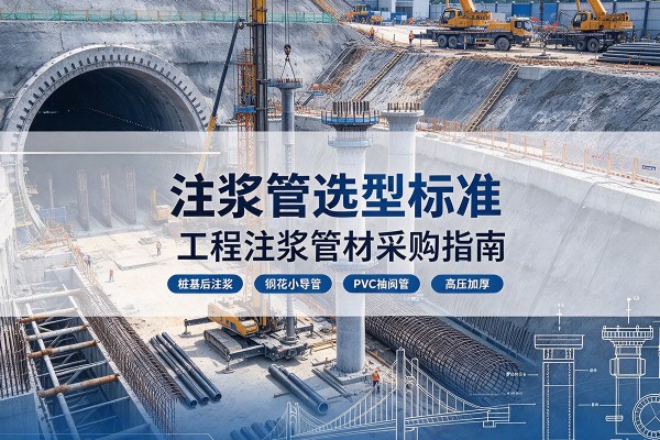 嘉禾注浆管选型标准