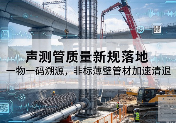 嘉禾声测管质量新规落地，一物一码溯源，非标薄壁管材加速清退